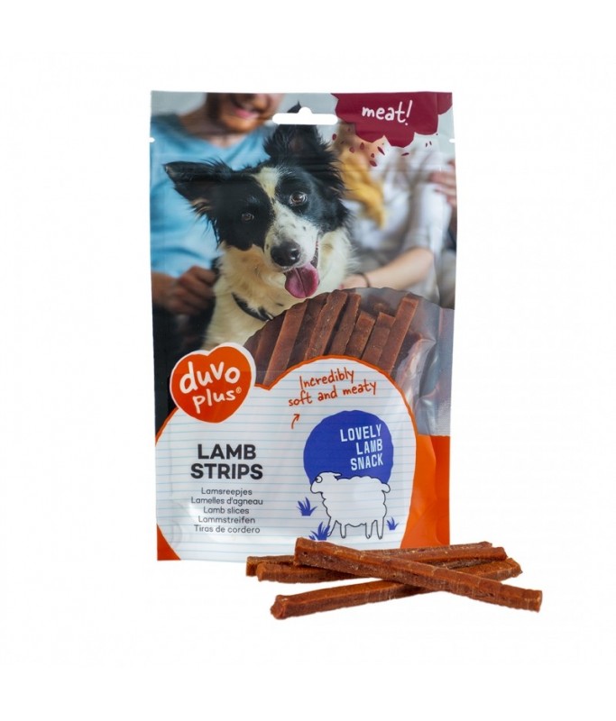 Duvo Dog Snack 80g - Lamb Strips