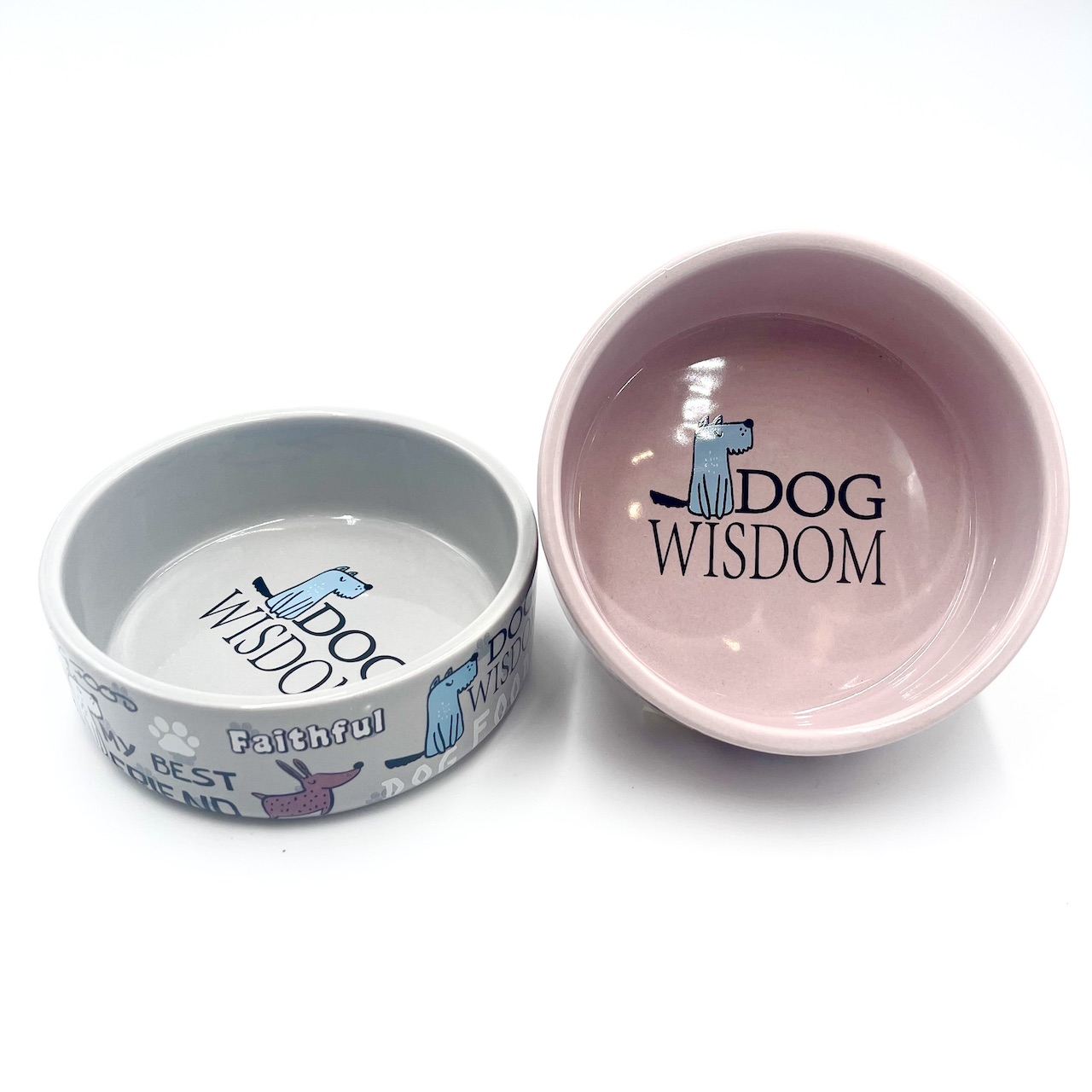  Dog Pattern- Ceramic Feeding Bowl 